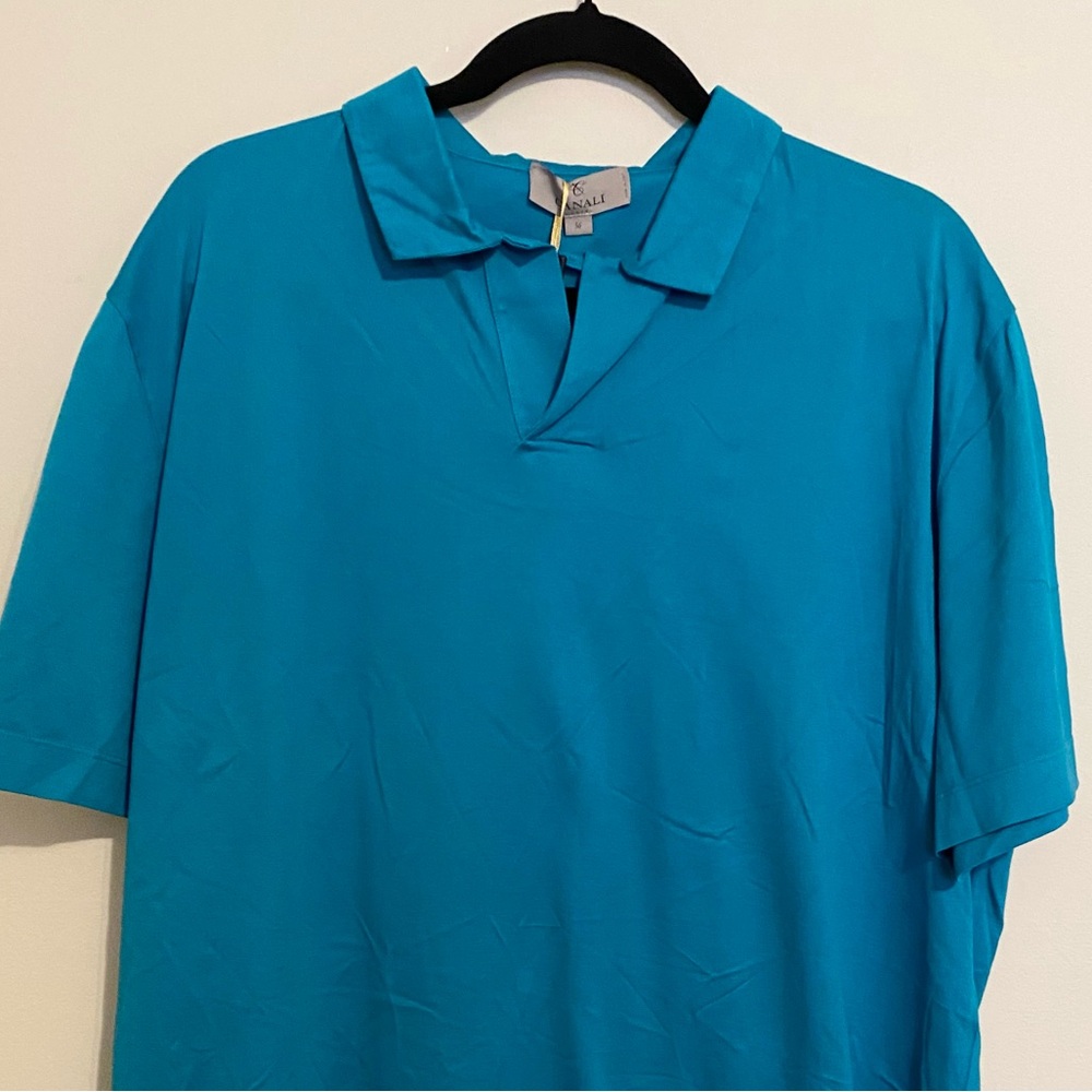 CANALI‎ One-Button Polo
Shirt Size 56
